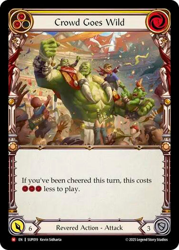 Crowd Goes Wild [SUP019] [Super Slam] Rainbow Foil