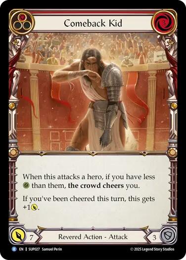 Comeback Kid (Red) [SUP027] [Super Slam] Rainbow Foil