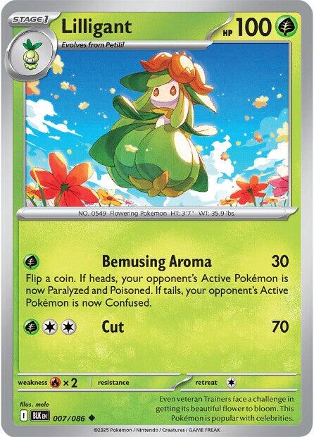 Lilligant [007/086] [Black Bolt] Reverse Holofoil