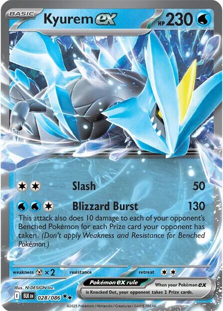 Kyurem ex [028/086] [Black Bolt] Holofoil
