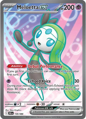 Meloetta ex [159/086] [Black Bolt] Holofoil