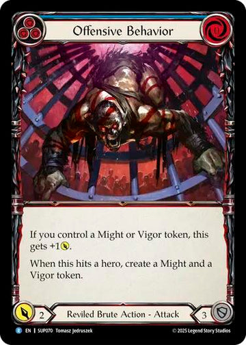 Offensive Behavior [SUP070] [Super Slam] Rainbow Foil