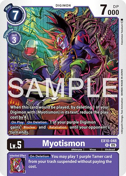 Myotismon [EX10-048 R] [Sinister Order] Foil