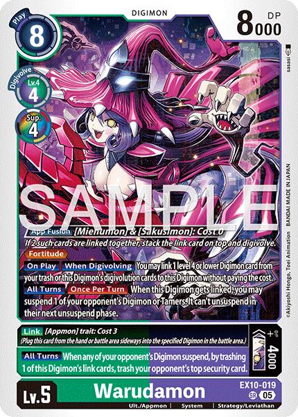 Warudamon [EX10-019 SR] [Sinister Order] Foil
