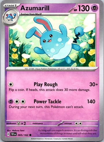 Azumarill [065/162] - (Temporal Forces)
