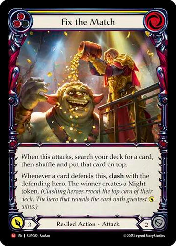 Fix the Match [SUP082] [Super Slam] Rainbow Foil
