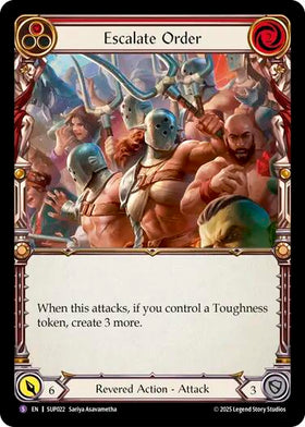 Escalate Order [SUP022] [Super Slam] Rainbow Foil