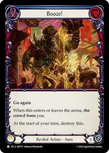 Booze! [SUP117] [Super Slam] Rainbow Foil