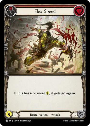 Flex Speed (Red) [SUP146] [Super Slam]