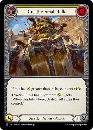 Cut the Small Talk [SUP174] [Super Slam] Rainbow Foil