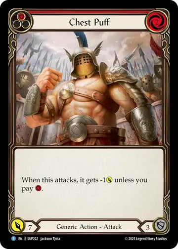 Chest Puff [SUP222] [Super Slam] Rainbow Foil