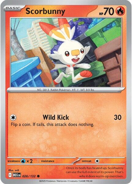 Scorbunny [026/132] [Mega Evolution] Reverse Holofoil
