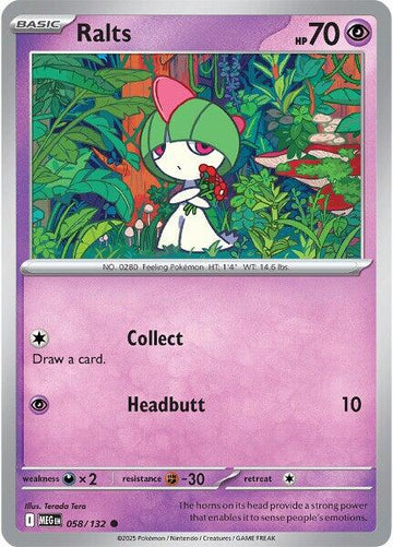 Ralts [058/132] [Mega Evolution] Reverse Holofoil