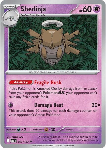 Shedinja [061/132] [Mega Evolution] Reverse Holofoil