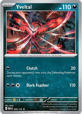 Yveltal [088/132] [Mega Evolution] Holofoil