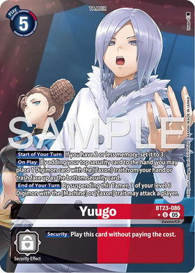 Yuugo (Alternate Art) [BT23-086 U] [Hackers' Slumber] Foil