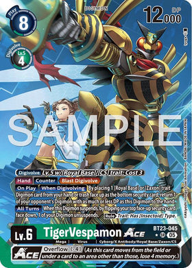 TigerVespamon ACE (Alternate Art) [BT23-045 SR] [Hackers' Slumber] Foil