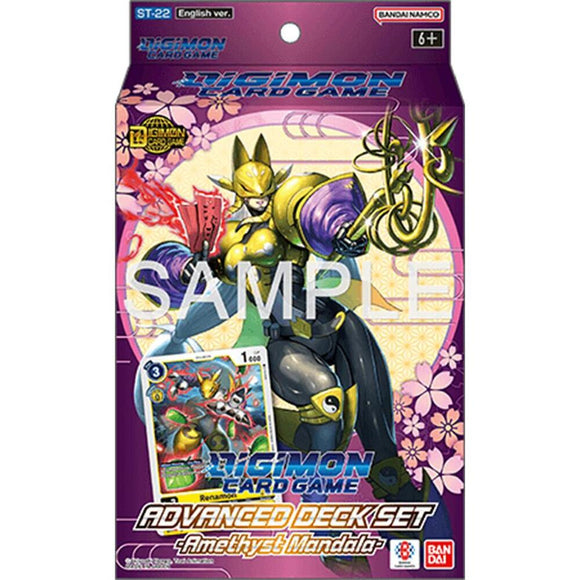 Digimon TCG: Advanced Deck Set Amethyst Mandala (ST-22)