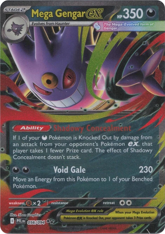 Mega Gengar ex [056/094] [Phantasmal Flames] Holofoil