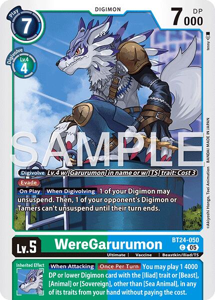 WereGarurumon [BT24-050 C] [Time Stranger]