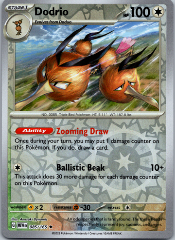 Dodrio (085/165) [Scarlet & Violet:  151] Reverse Holofoil