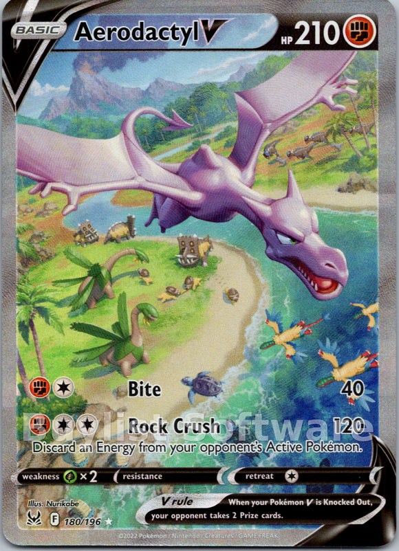 Aerodactyl V (180/196) [Sword & Shield: Lost Origin]