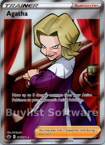 Agatha (186/198) [Sword & Shield: Chilling Reign]