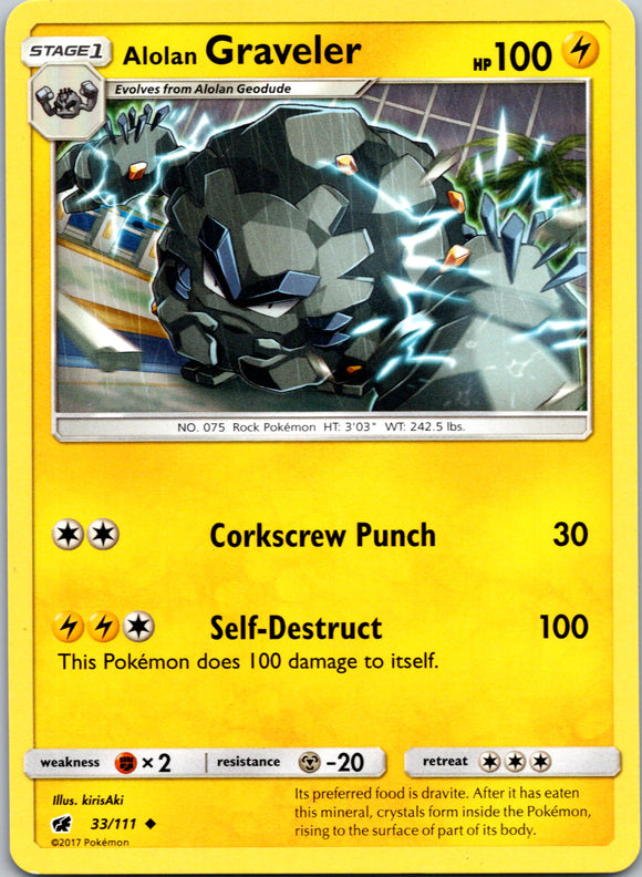 Alolan Graveler [33/111] [Crimson Invasion]