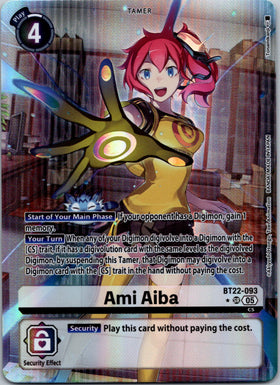 Ami Aiba (Alternate Art) [BT22-093 SR] [Cyber Eden] Foil