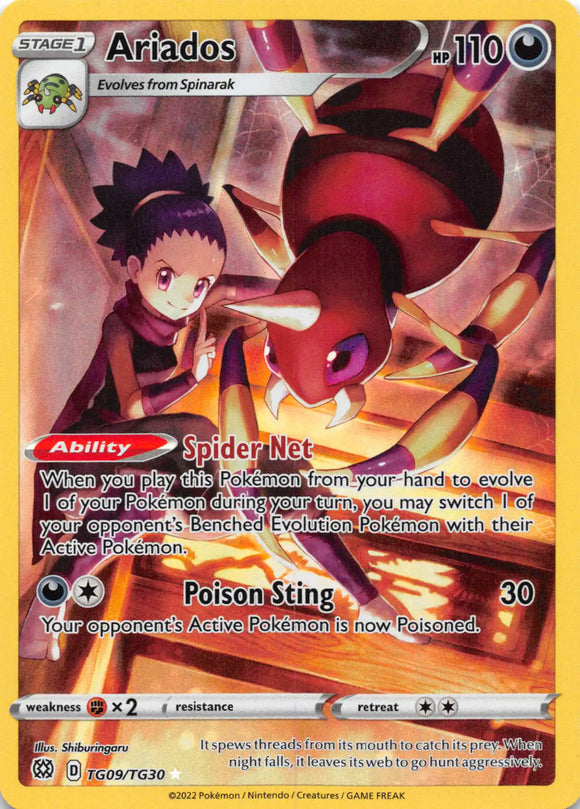 Ariados [TG09/TG30] [Brilliant Stars Trainer Gallery] Holofoil