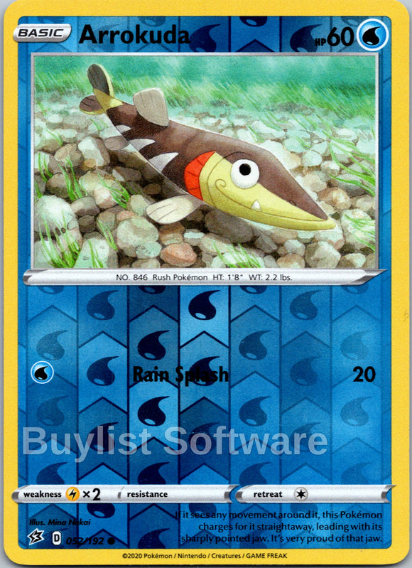 Arrokuda [052/192] [Rebel Clash] Reverse Holofoil