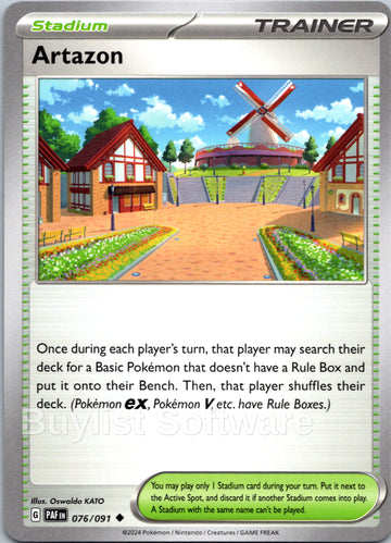 Artazon [076/091] - (Paldean Fates) Reverse Holofoil