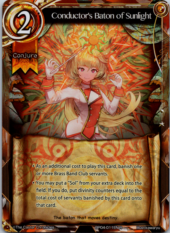 Conductor's Baton of Sunlight - BP04-011EN