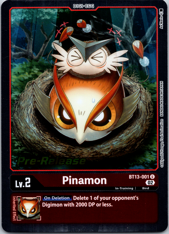 Pinamon [BT13-001] [Versus Royal Knight Pre-Release Cards] Foil