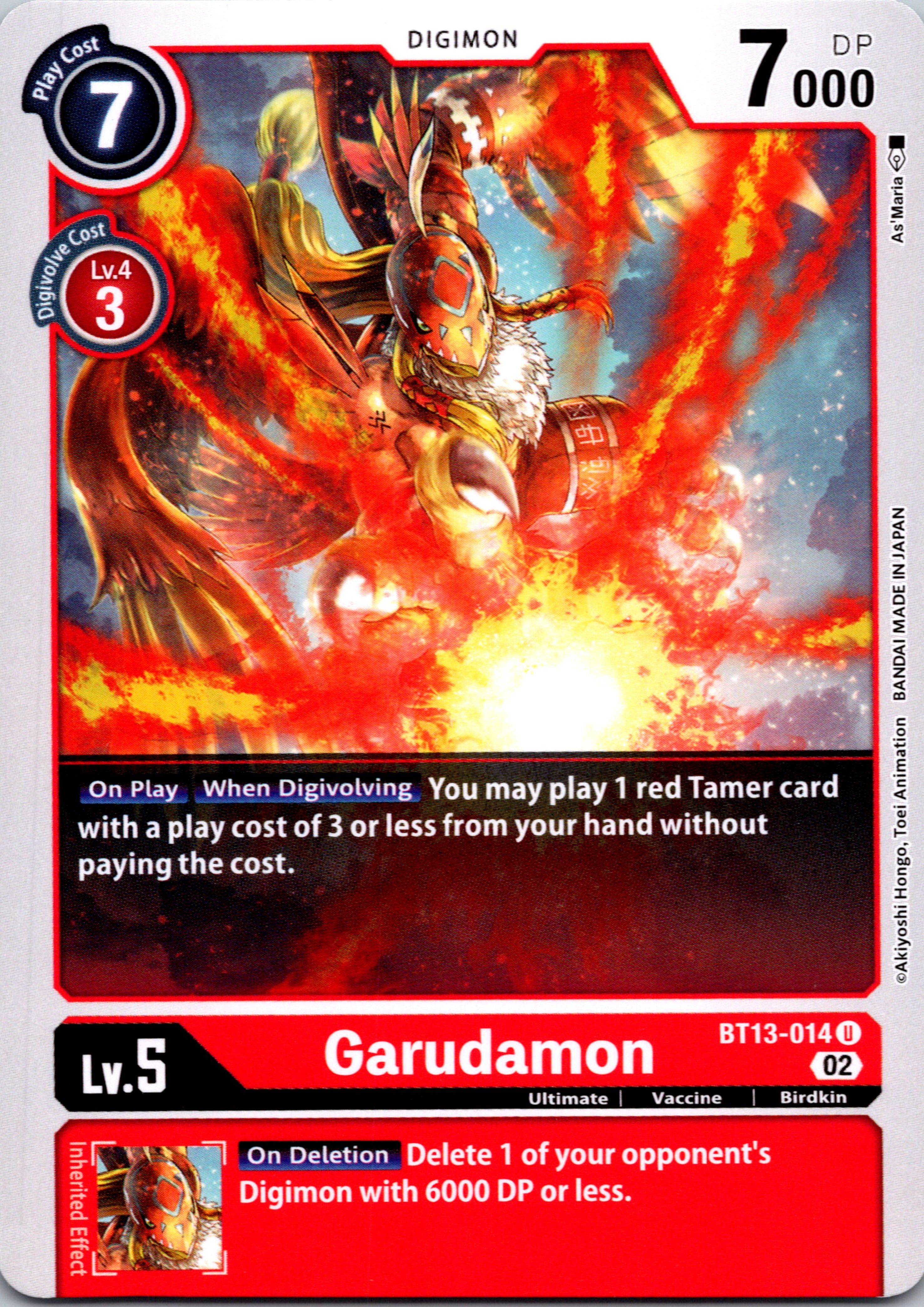 Garudamon [BT13-014] [Versus Royal Knights] Normal