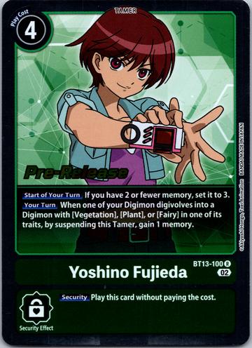 Yoshino Fujieda [BT13-100] [Versus Royal Knight Pre-Release Cards] Foil