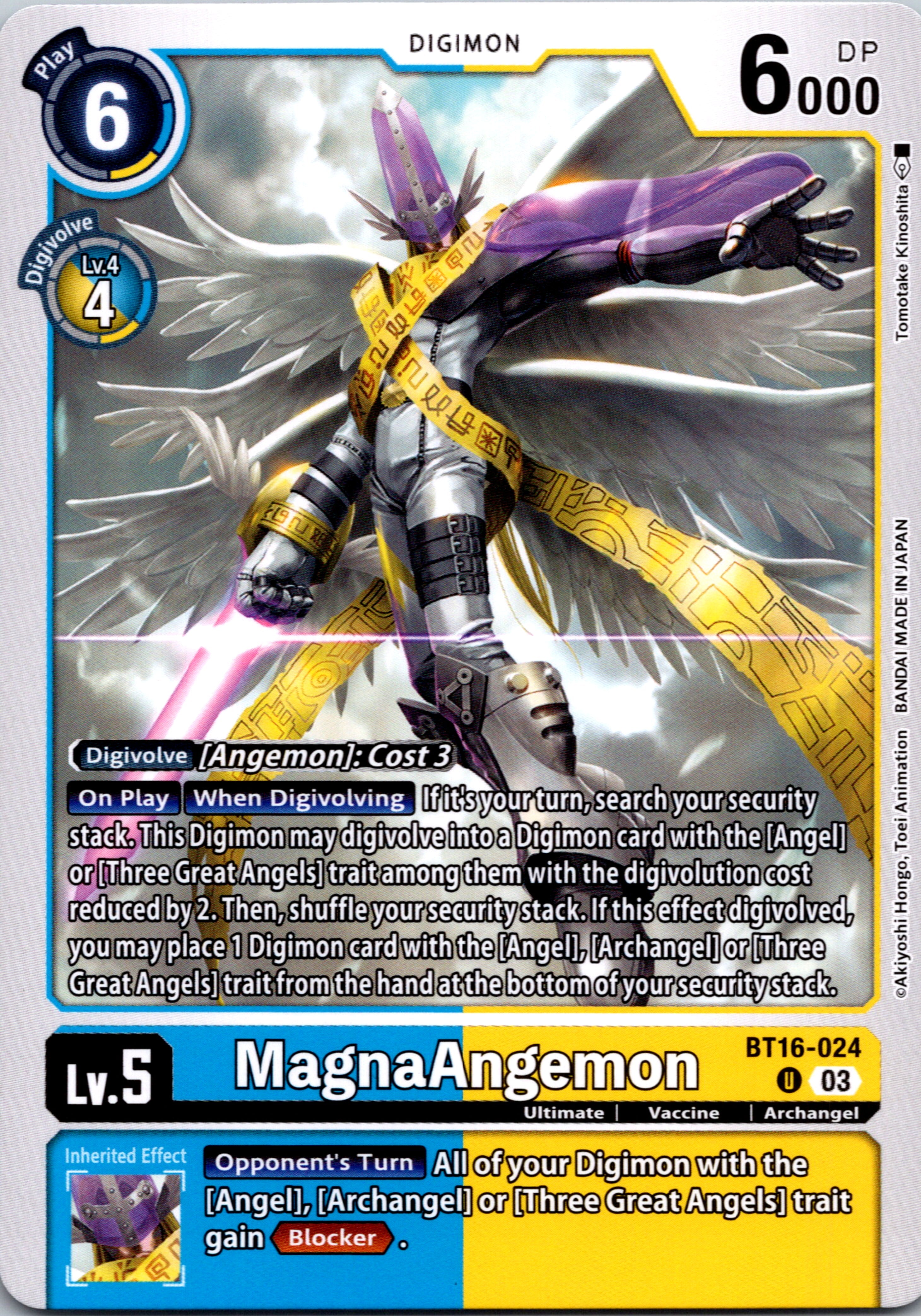 MagnaAngemon [BT16-024-U] [Beginning Observer] Normal