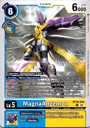 MagnaAngemon [BT16-024-U] [Beginning Observer] Normal