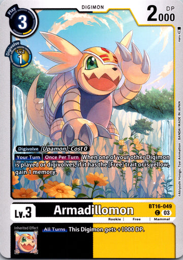 Armadillomon [BT16-049-C] [Beginning Observer] Normal