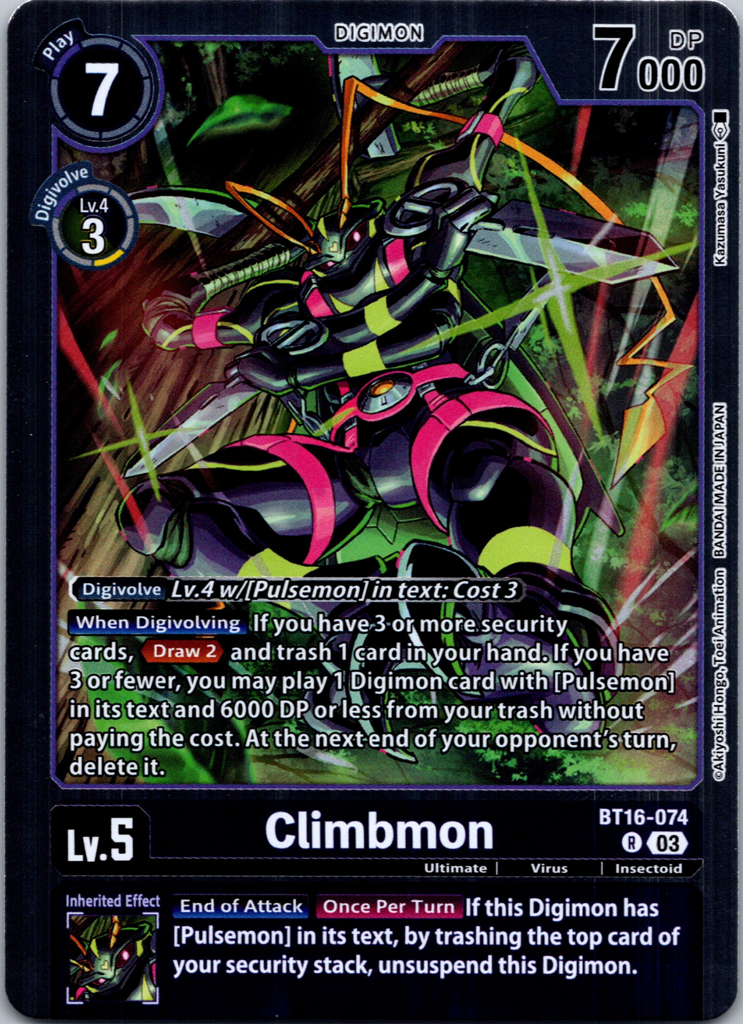 Climbmon [BT16-074-R] [Beginning Observer] Foil