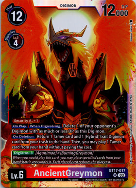 AncientGreymon [BT17-017-SR] [Secret Crisis] Foil