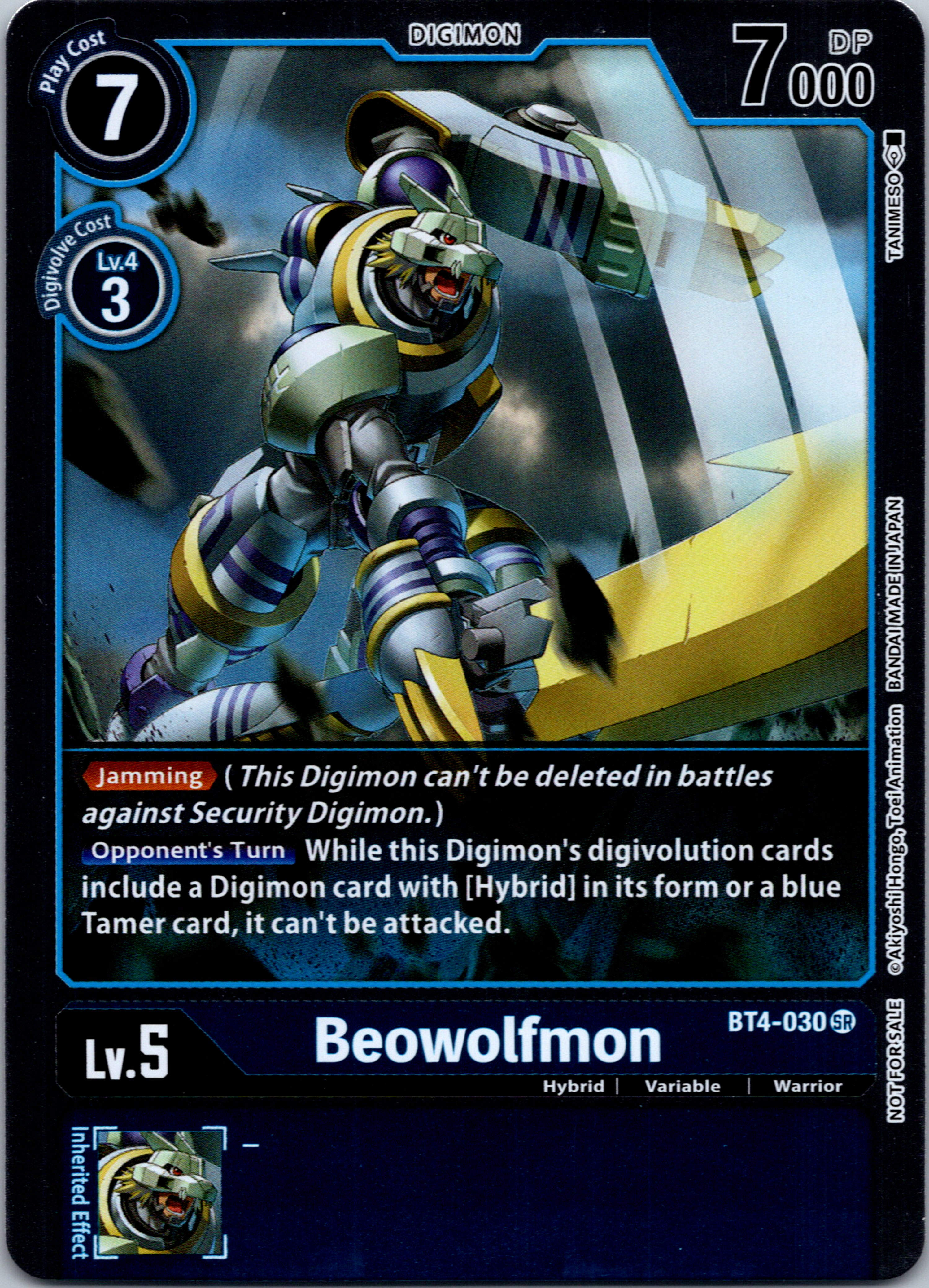 Beowolfmon (Event Pack 2) [BT4-030] [Great Legend] Foil