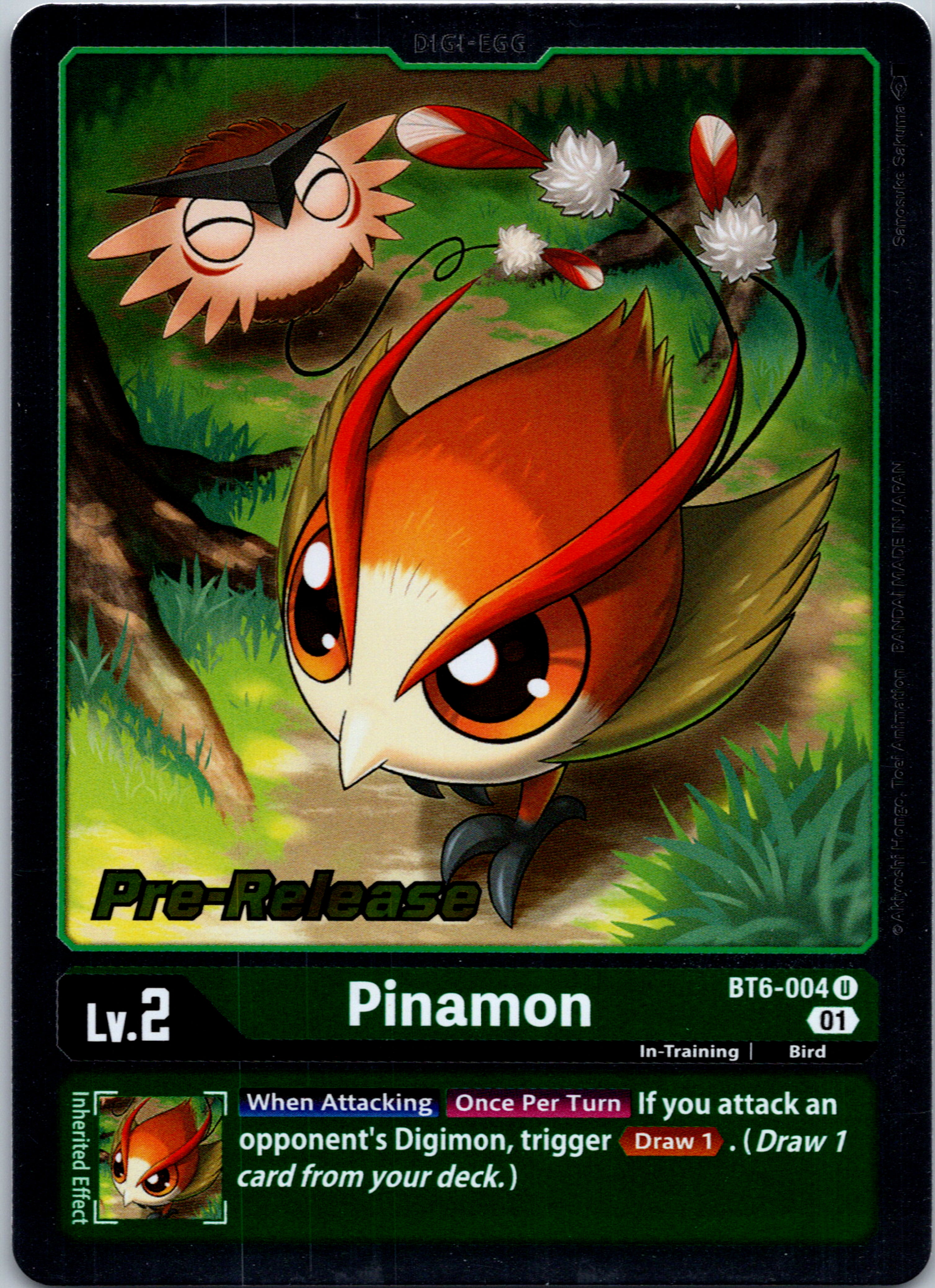 Pinamon [BT6-004] [Double Diamond Pre-Release Cards] Foil