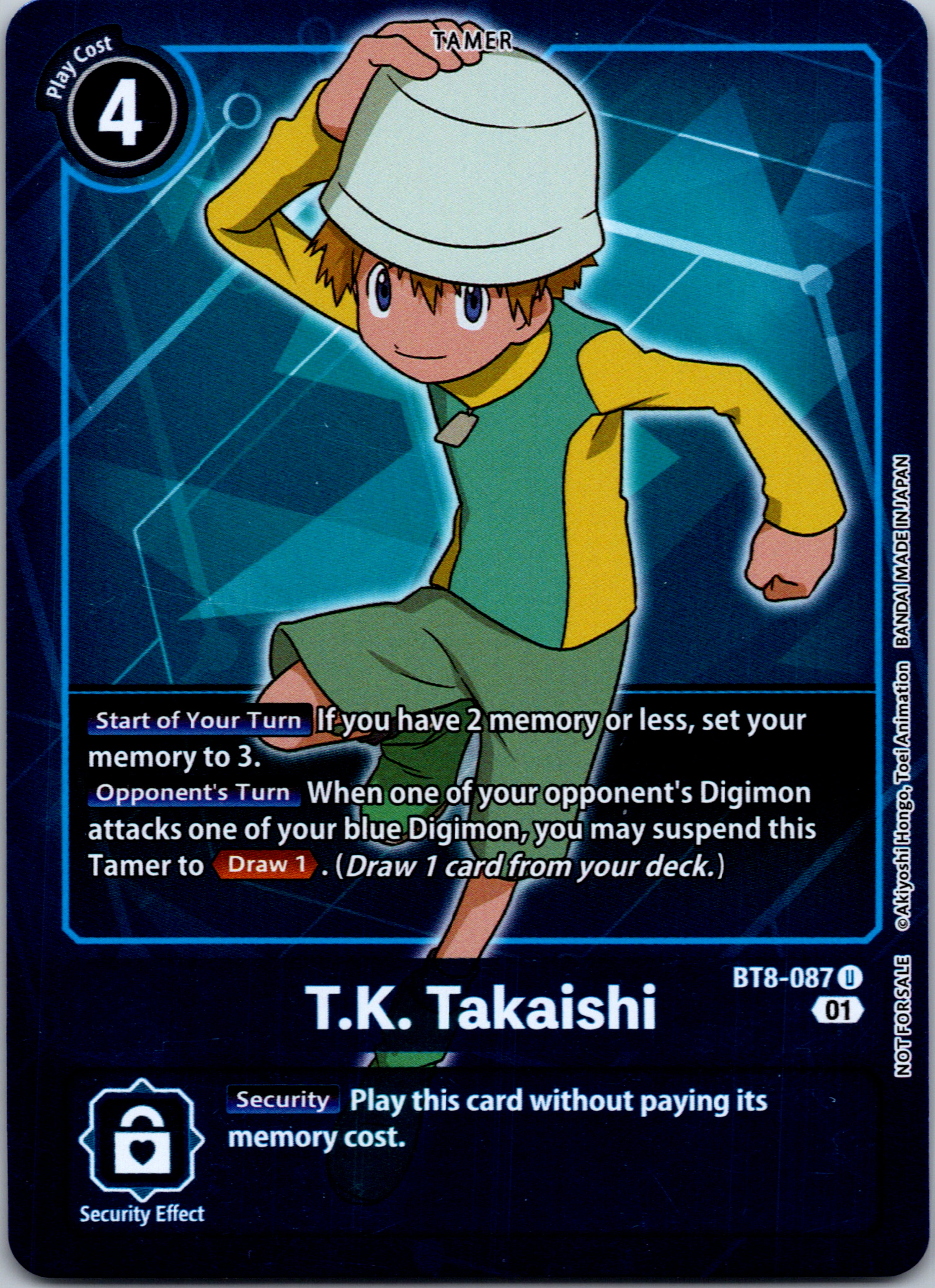 T.K. Takaishi (Box Topper) [BT8-087] [New Awakening] Foil