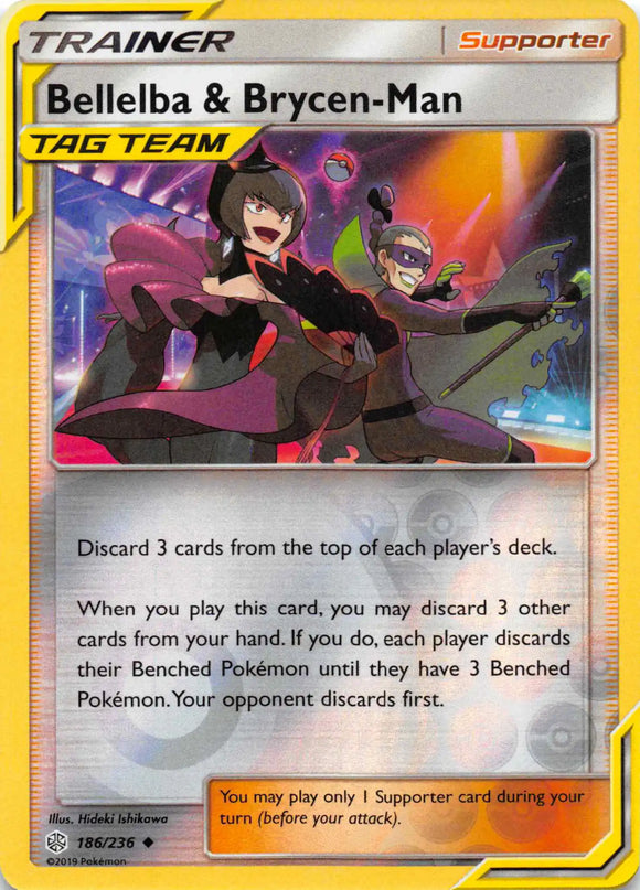 Bellelba & Brycen-Man [186/236] [Cosmic Eclipse] Reverse Holofoil