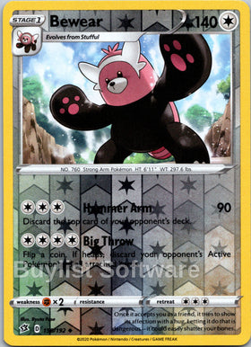 Bewear [150/192] [Rebel Clash] Reverse Holofoil