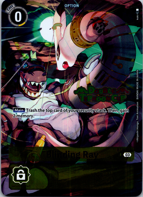 Blinding Ray (Bonus Pack) [BT4-104-R] [Starter Deck 17: Double Typhoon Advanced Deck Set Pre-Release Cards] Foil