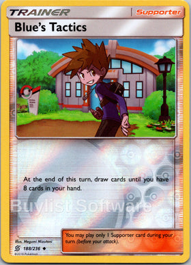 Blue's Tactics [188/236] [Unified Minds] Reverse Holofoil
