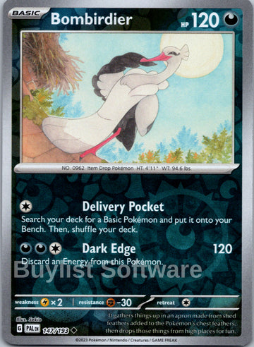 Bombirdier [147/193] [Paldea Evolved] Reverse Holofoil