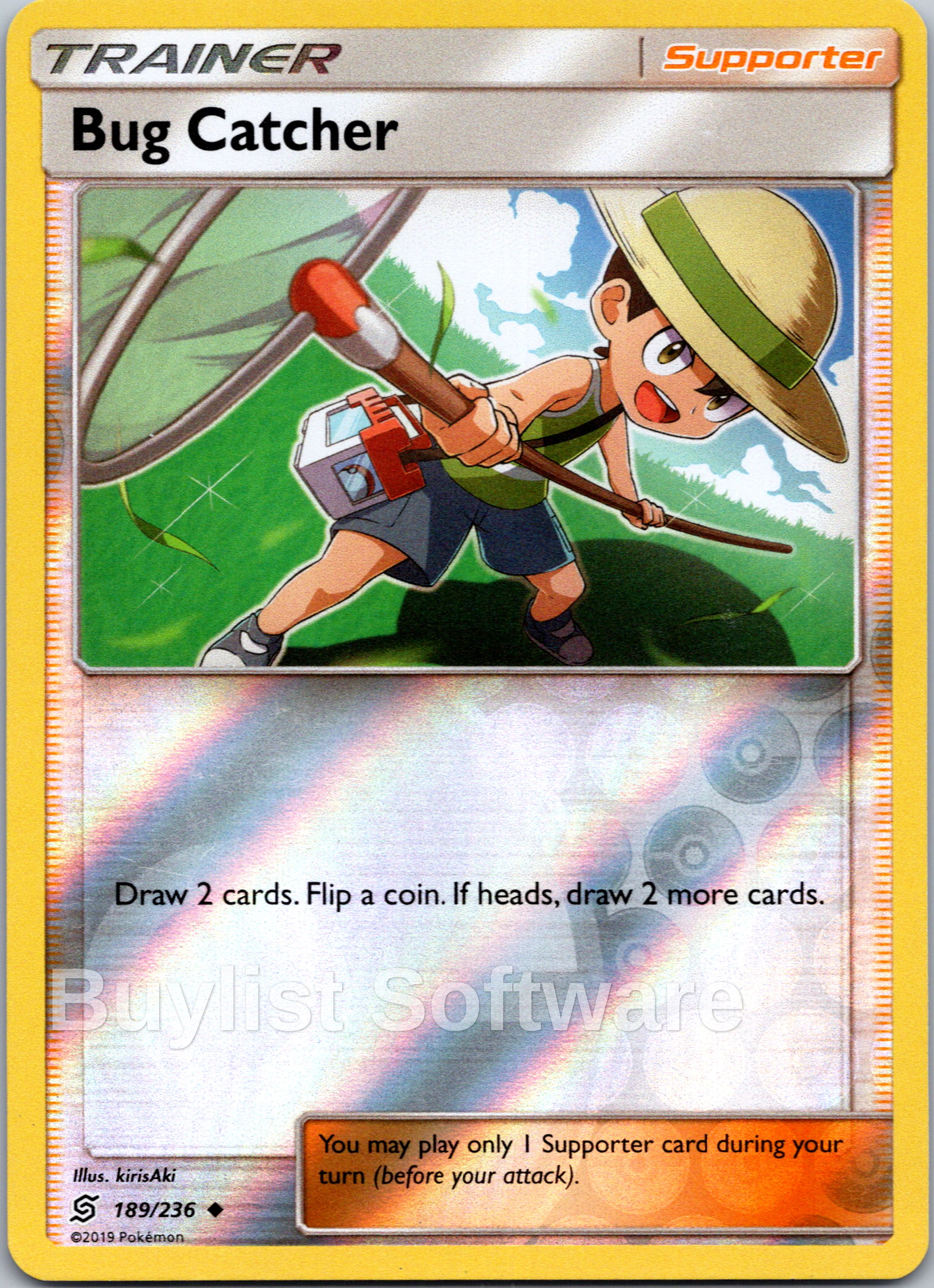 Bug Catcher [189/236] [Unified Minds] Reverse Holofoil